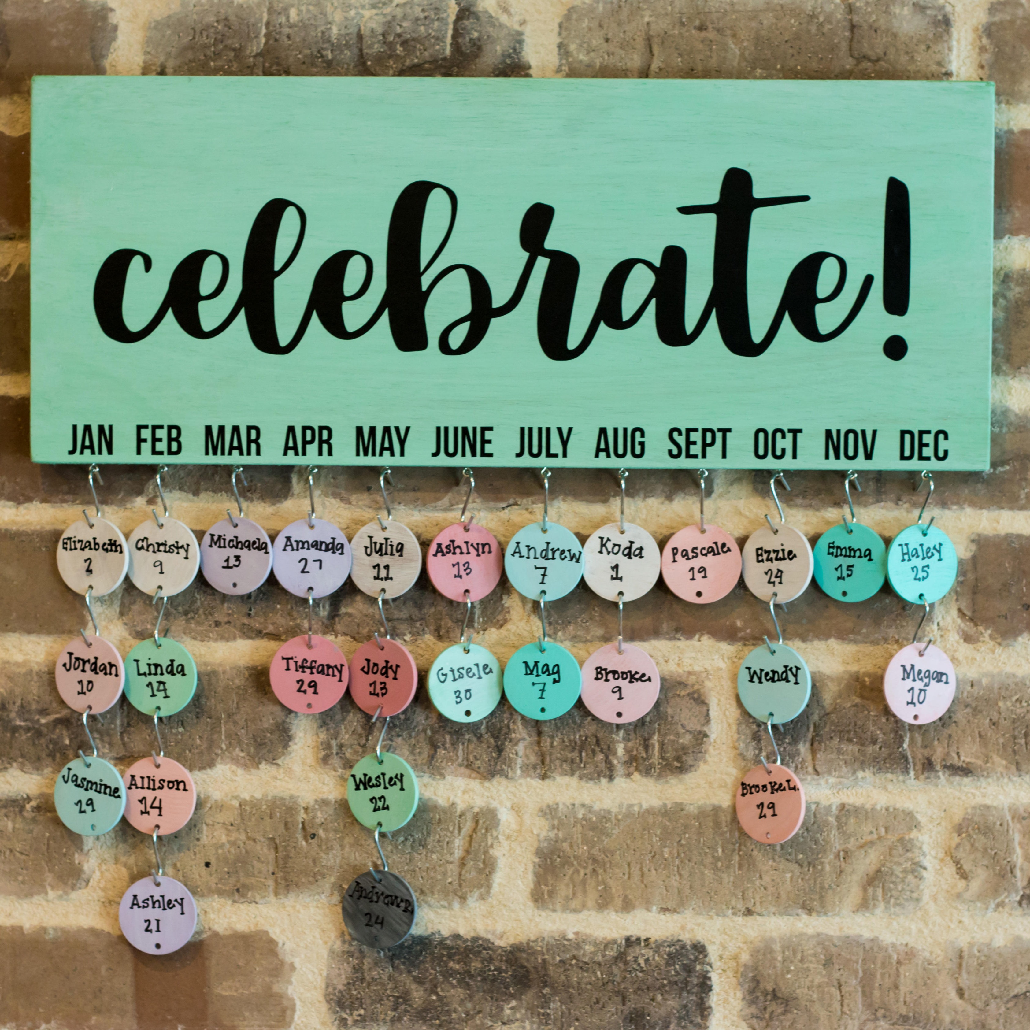 Celebrate calendar craft Pinspiration Mesa Mesa (480)500-8033