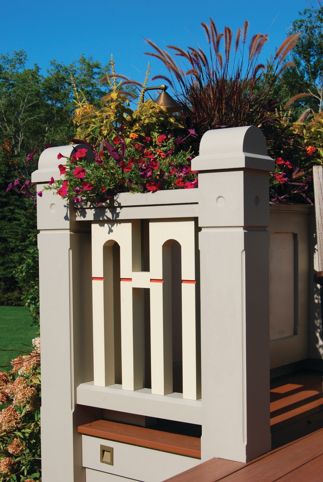 From curbside to backyard, Walpole Outdoors has the fencing, pergolas, automatic driveway gates, arbors and other outdoor structures - such as cabanas, gazebos, and pavilions - to transform the area around your home into all that you would ever want it to be. At our Norwalk, CT store, you'll see exceptional styles in handcrafted fences. Walpole has more than 40 standard fence styles to choose from, including picket fencing, lattice fencing, privacy board fencing, and - working from your drawings, specifications, or photographs - we'll custom craft fencing to complement your specific needs and your home's architecture. Walpole Outdoors pergolas are the standard all others are measured by, for style and handcrafted excellence in construction. You may be considering an attached pergola for your patio, porch, or entranceway, or a freestanding pergola for an area by the pool or in your yard. Whatever your requirements, your Walpole pergola can be the outdoor room of your dreams - with an outdoor kitchen, furniture, and a manual or automatic Walpole pergola canopy on top.