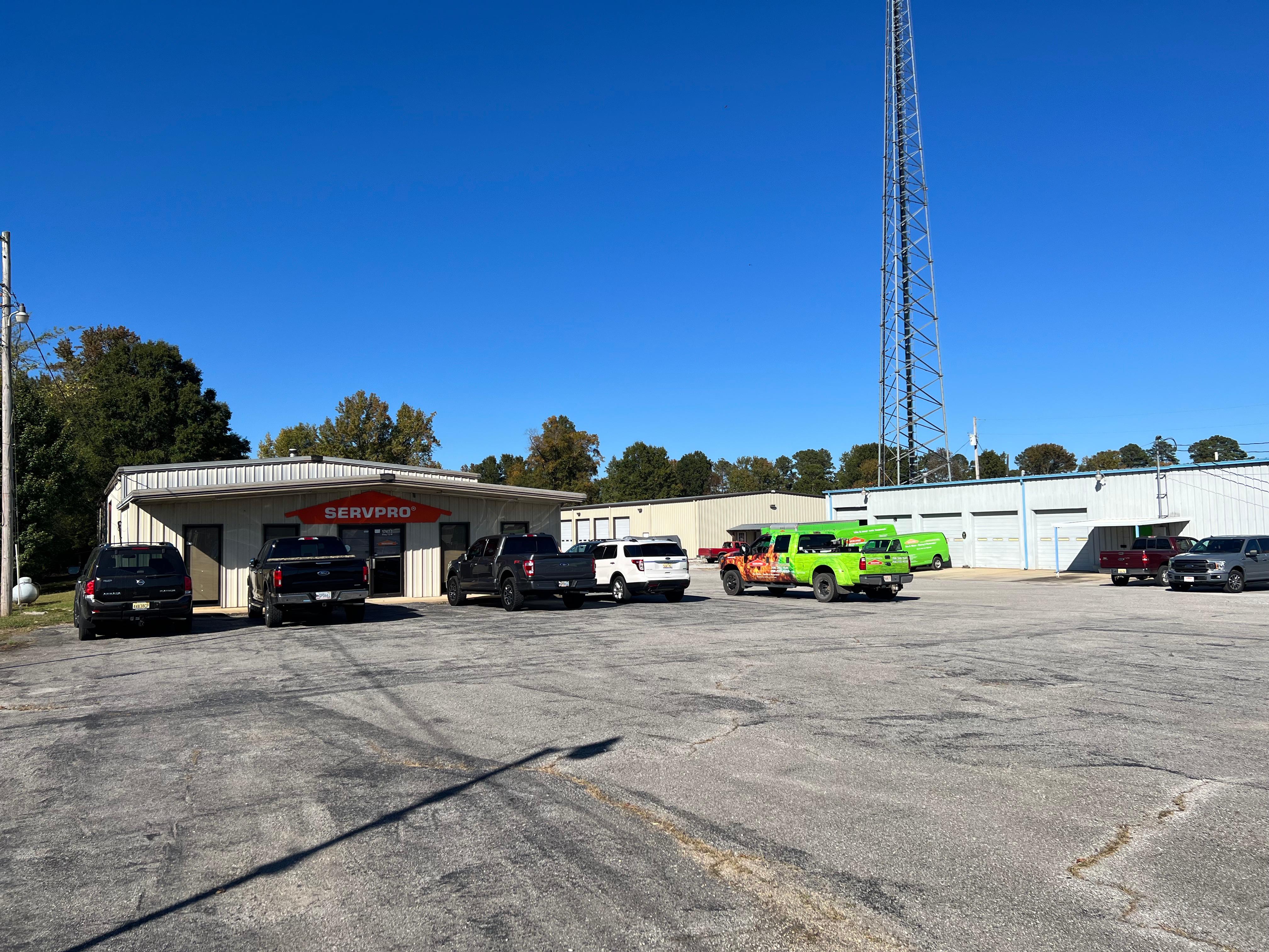 Image of our office's parking lot.