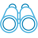 Binoculars icon.