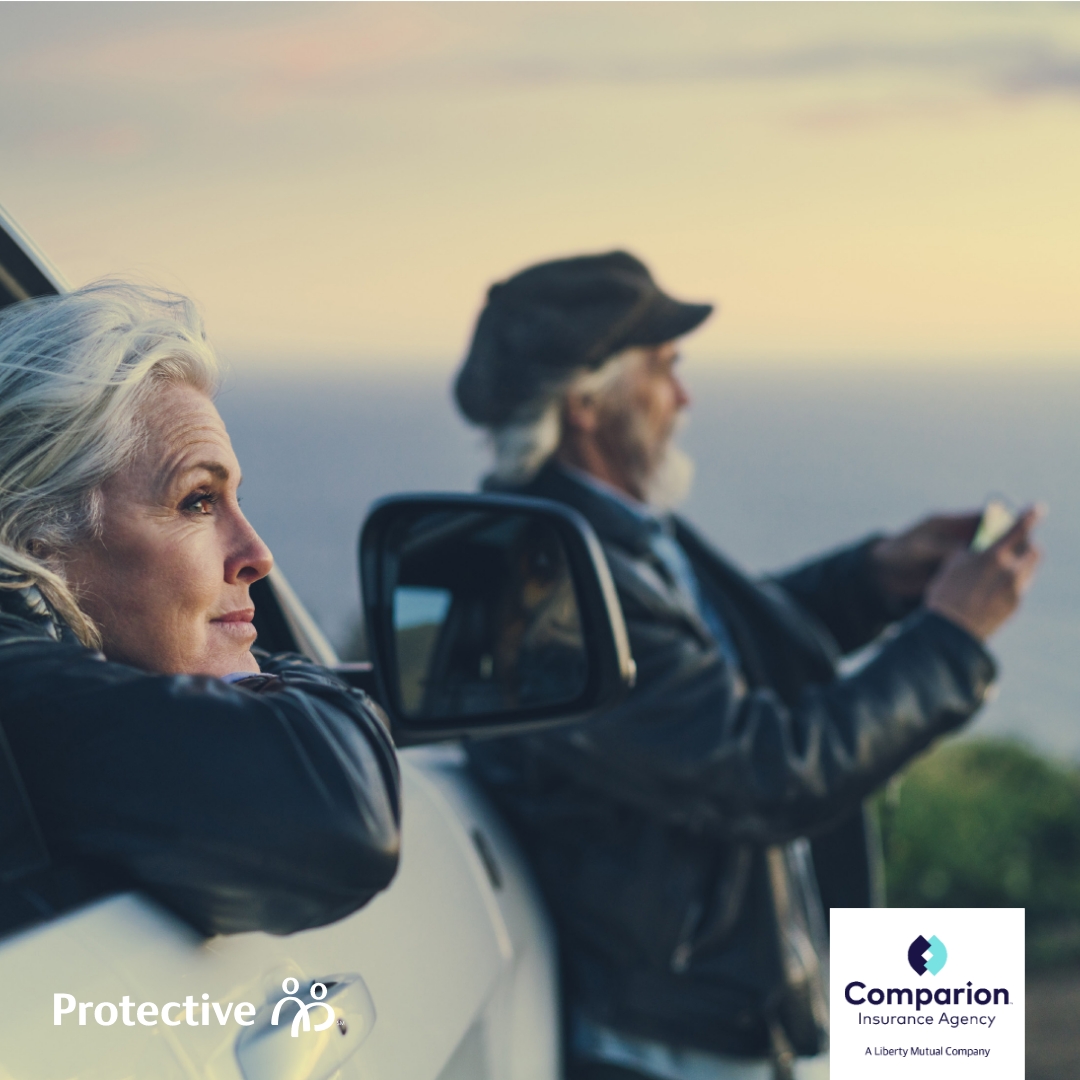 older couple watching the sunset Brian Mulligan at Comparion Insurance Agency Rochester (585)670-2990