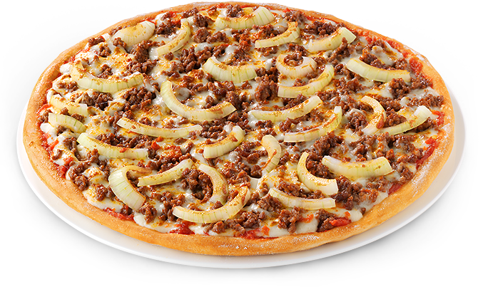 Pizza Beef & Onions