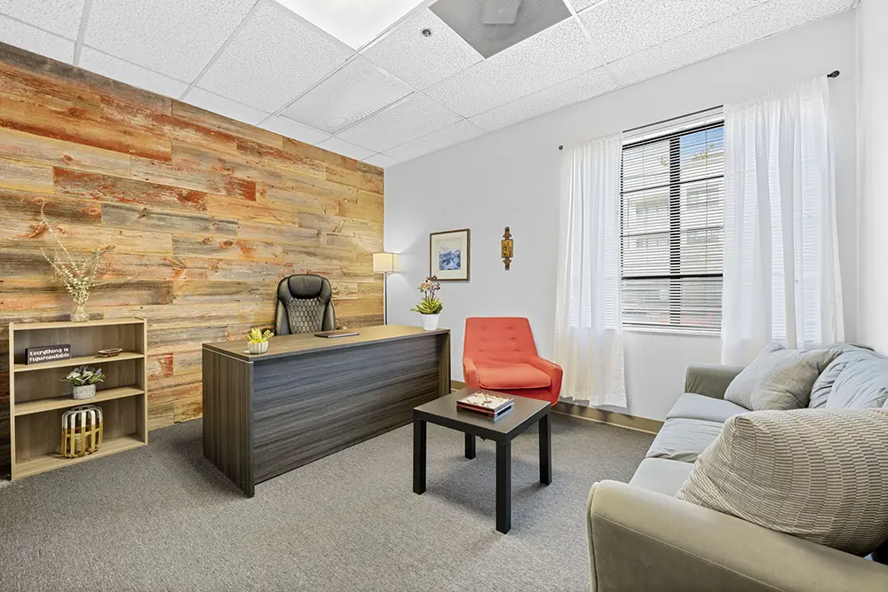 Spacious and comfortable consultation rooms designed for individual therapy and counseling sessions in a private and supportive setting.