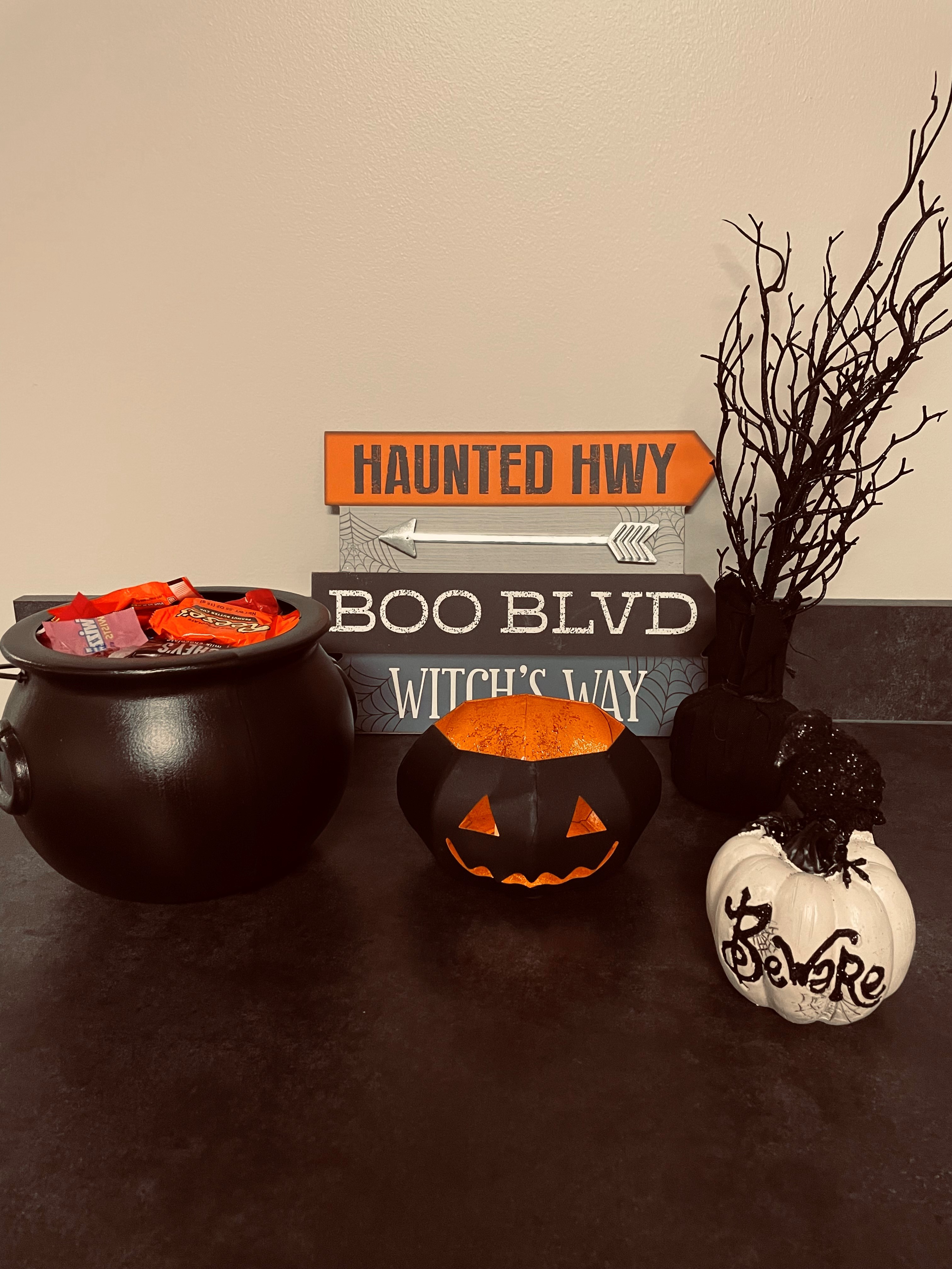 Spooky Halloween decorations