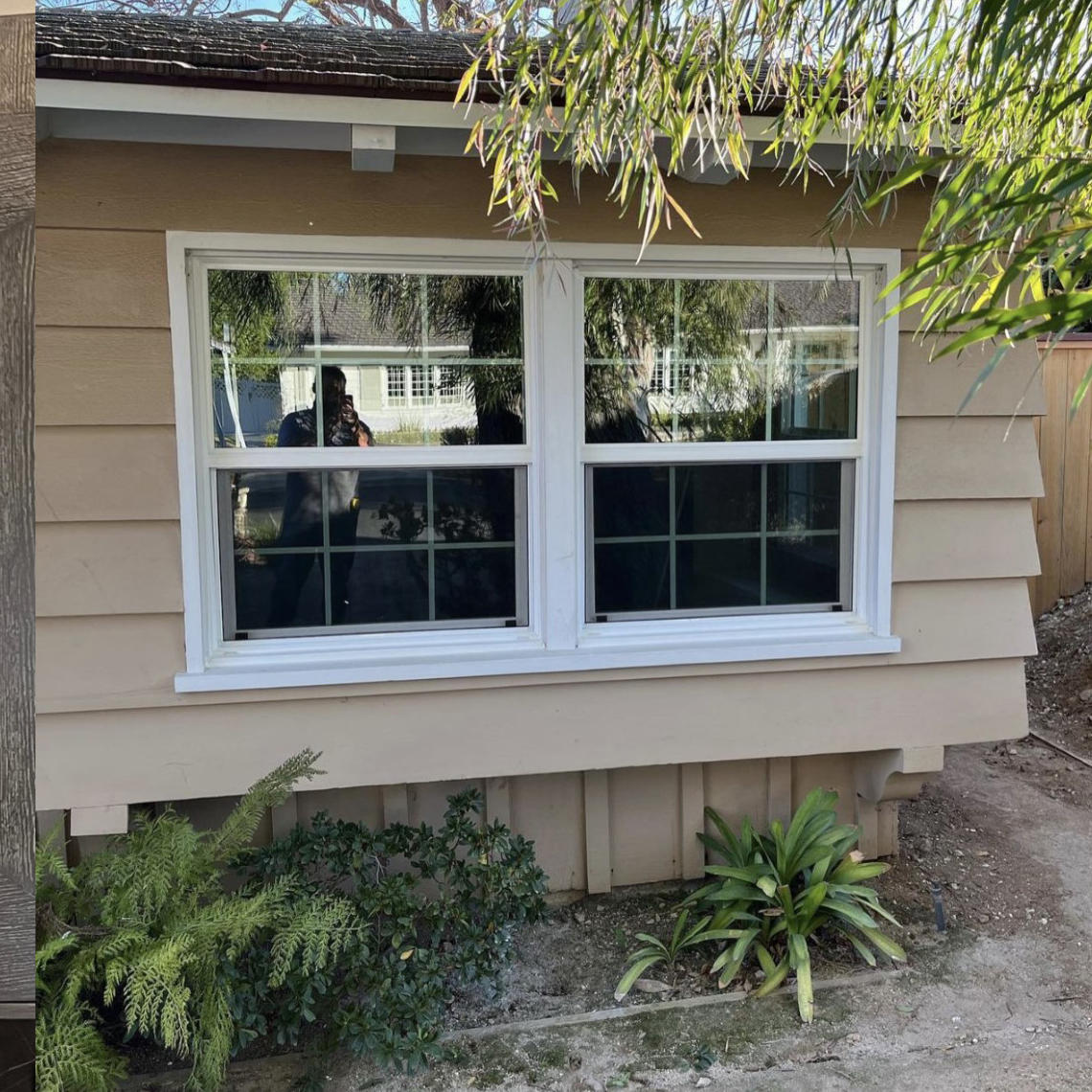 A&S GLASS AND MIRROR- outside window