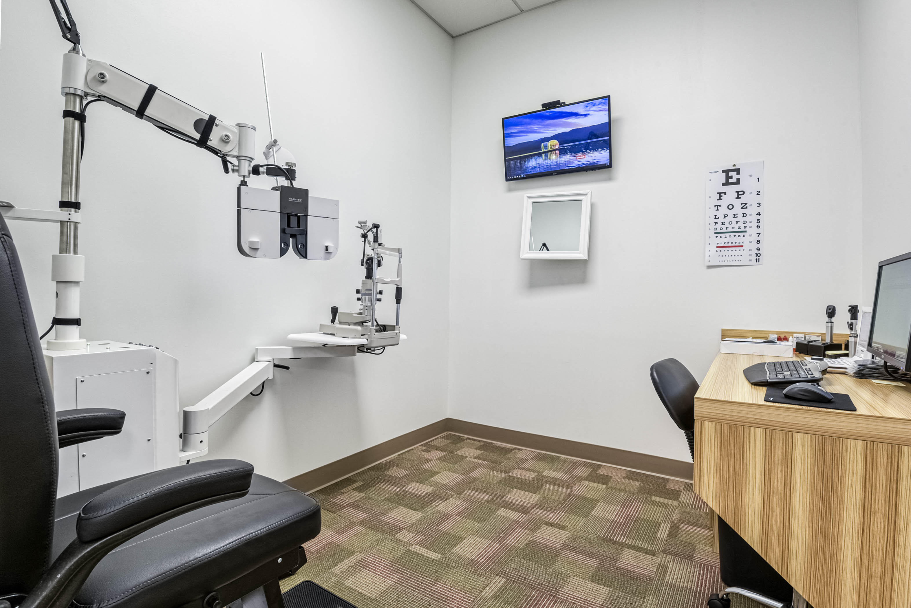 Eye Exam Room at Stanton Optical in Sacramento, CA 95823