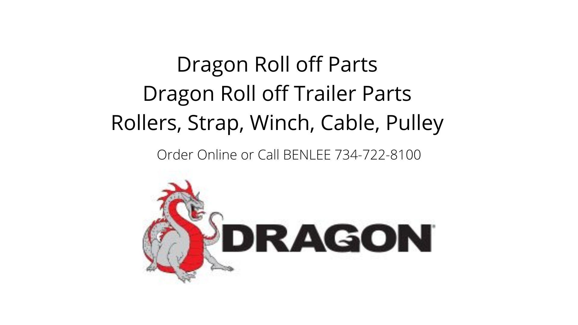 Dragon roll-off truck and roll-off trailer parts