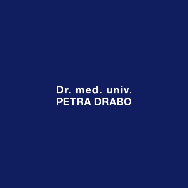 Logo von Dr.med.univ.Petra Drabo