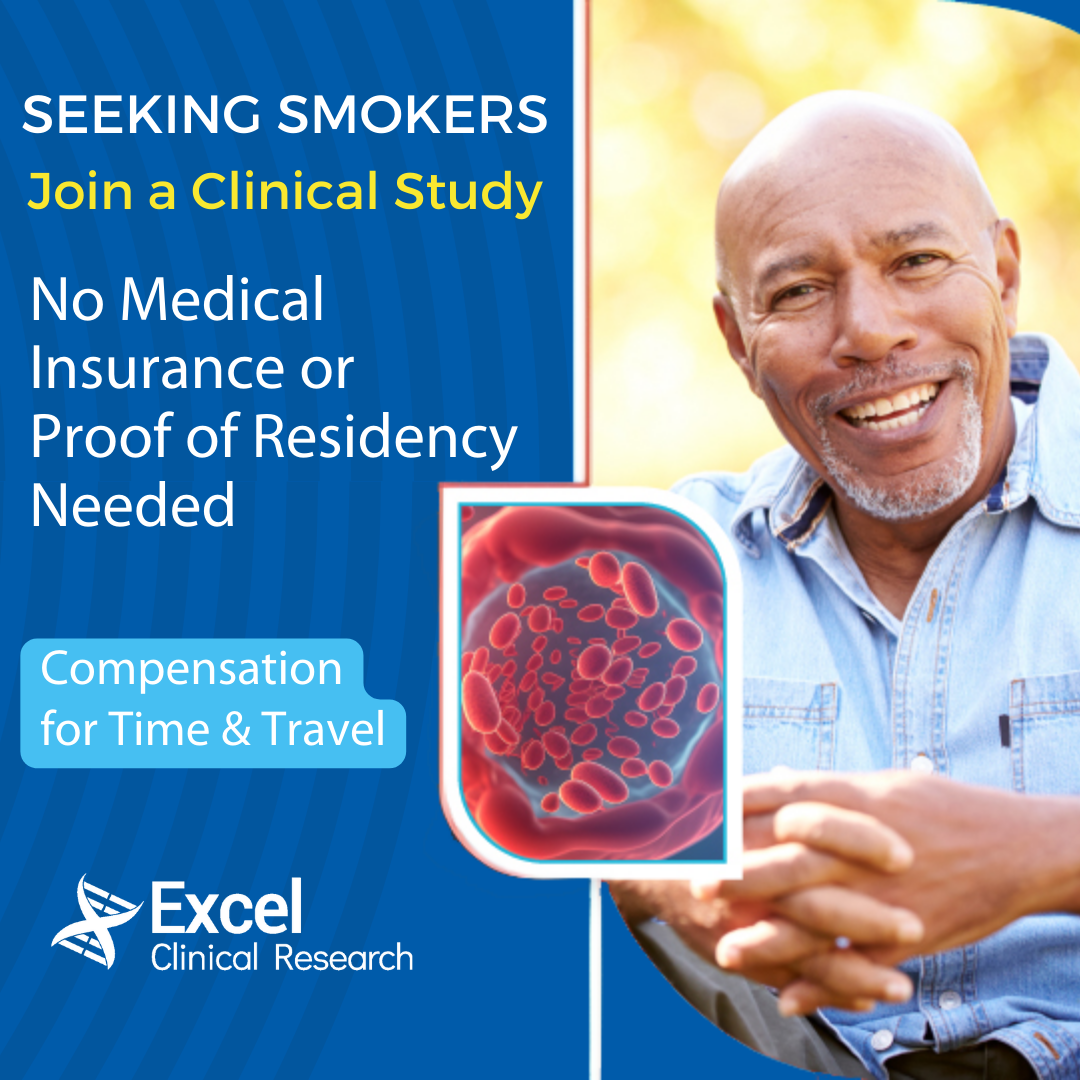 We are now seeking smokers for our FDA-governed clinical trial in Las Vegas. Join this clinical trial and gain access to the latest medication and treatment options. Reimbursement for Time & Travel. Space is limited.
#ClinicalTrial #Smoking #Tobacco #LasVegas
