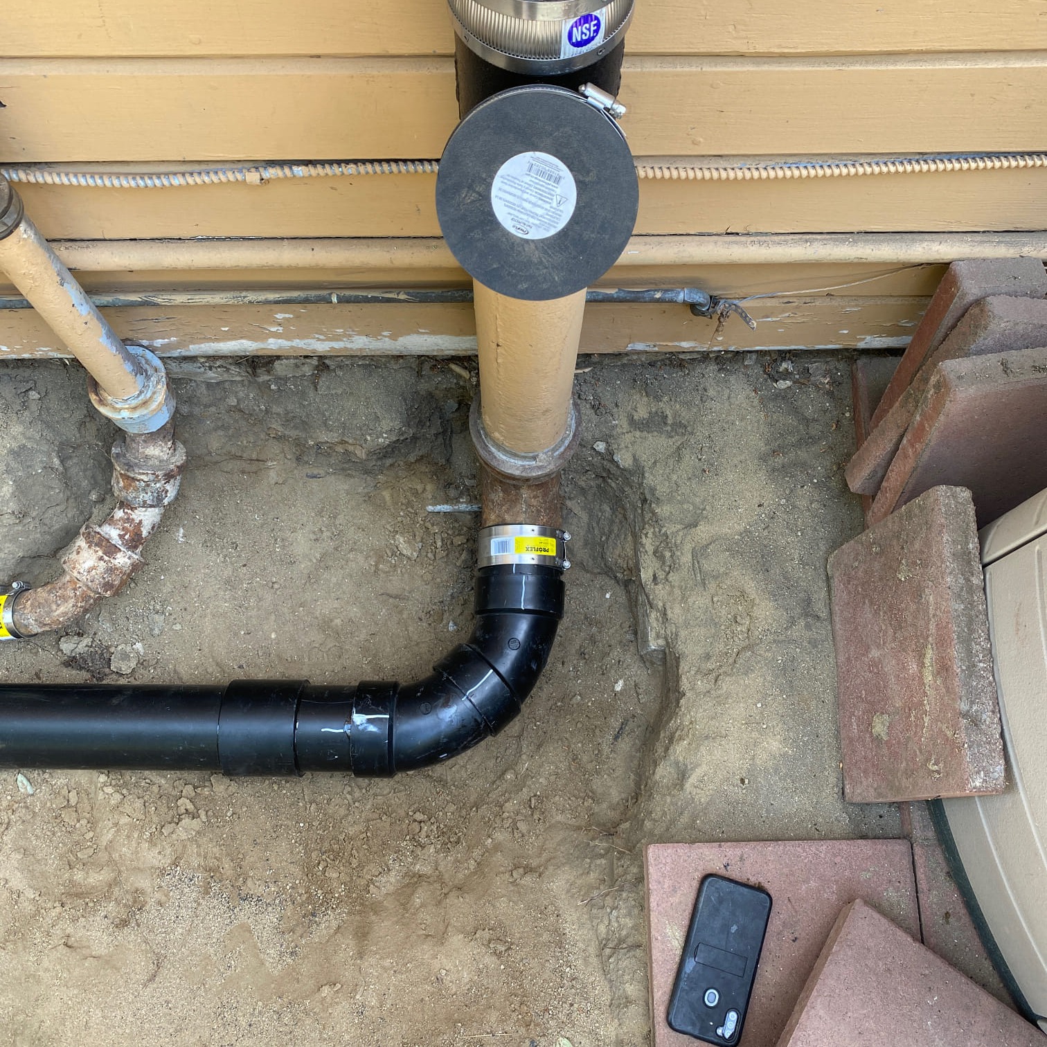 Sewer line repair.