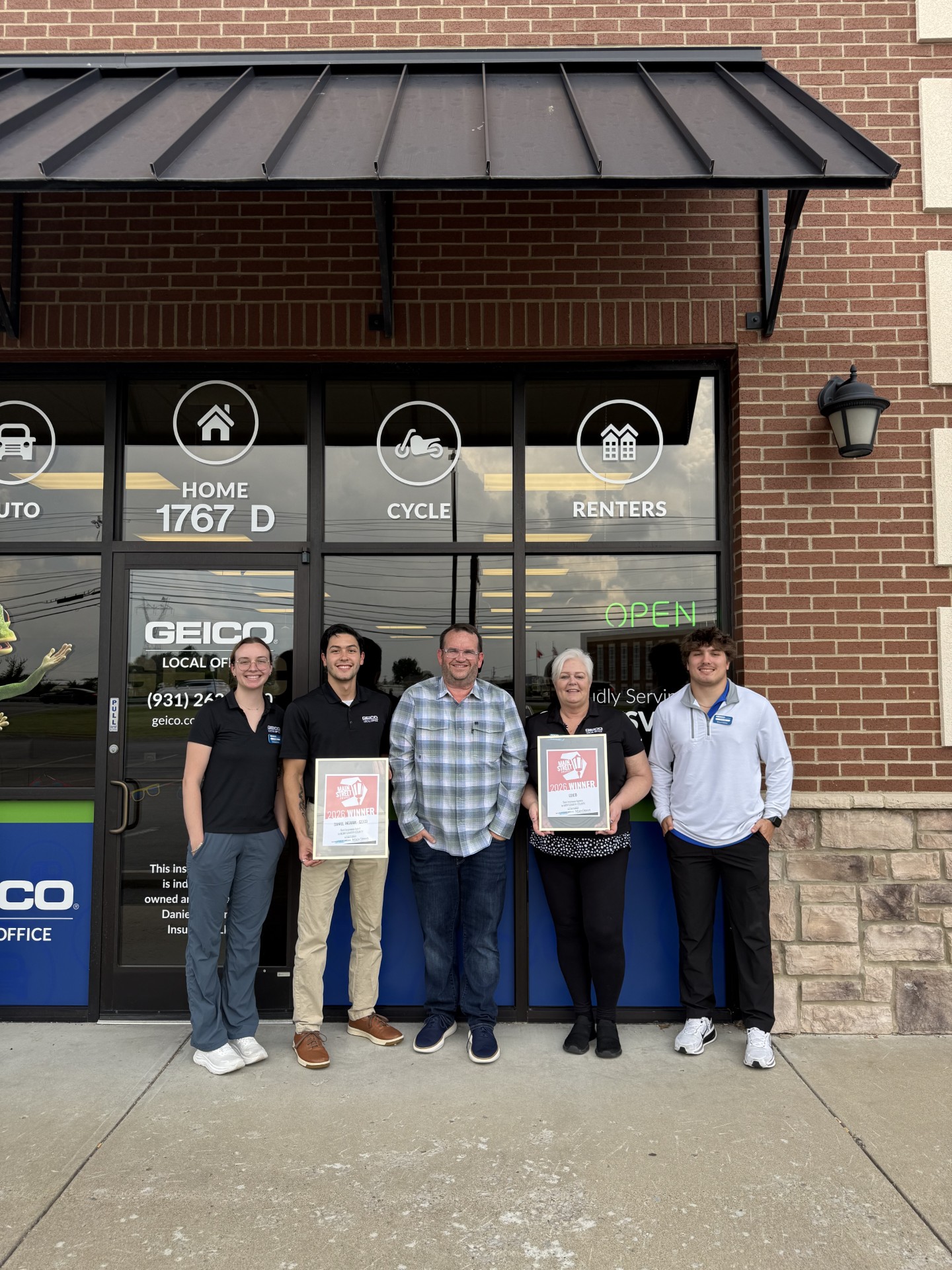 2026 Main Street Media Awards Best Insurance Agent and Best Insurance Agency