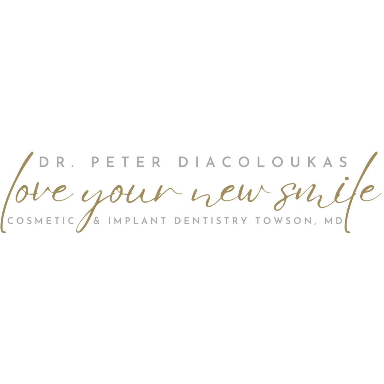 Love Your New Smile: Dr. Peter Diacoloukas Logo