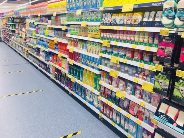 B&M's brand new store in Durham stocks a huge range of cleaning products, from the biggest brands like Daz, Ariel, Comfort, Fairy and many more.