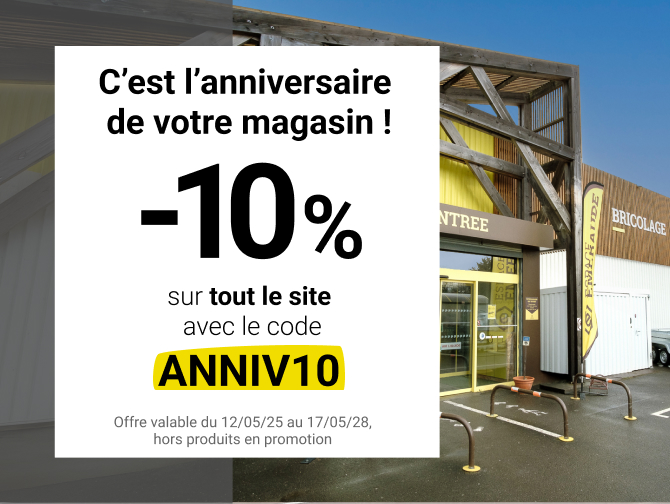 Ne manquez pas notre anniversaire !