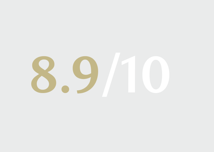 8.9 out of 10 score.