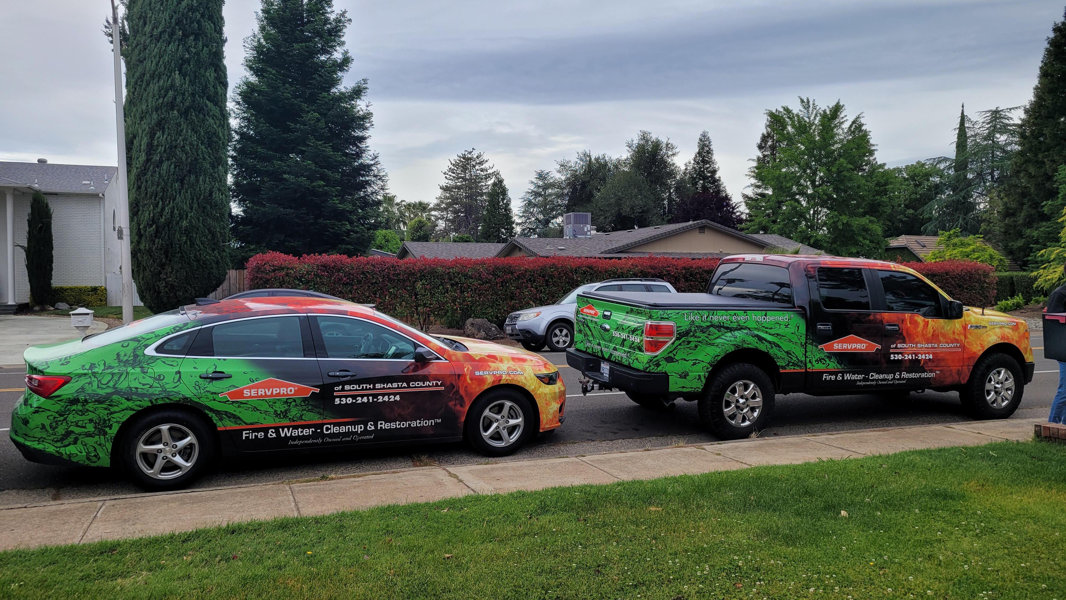 SERVPRO of South Shasta County Vehicles