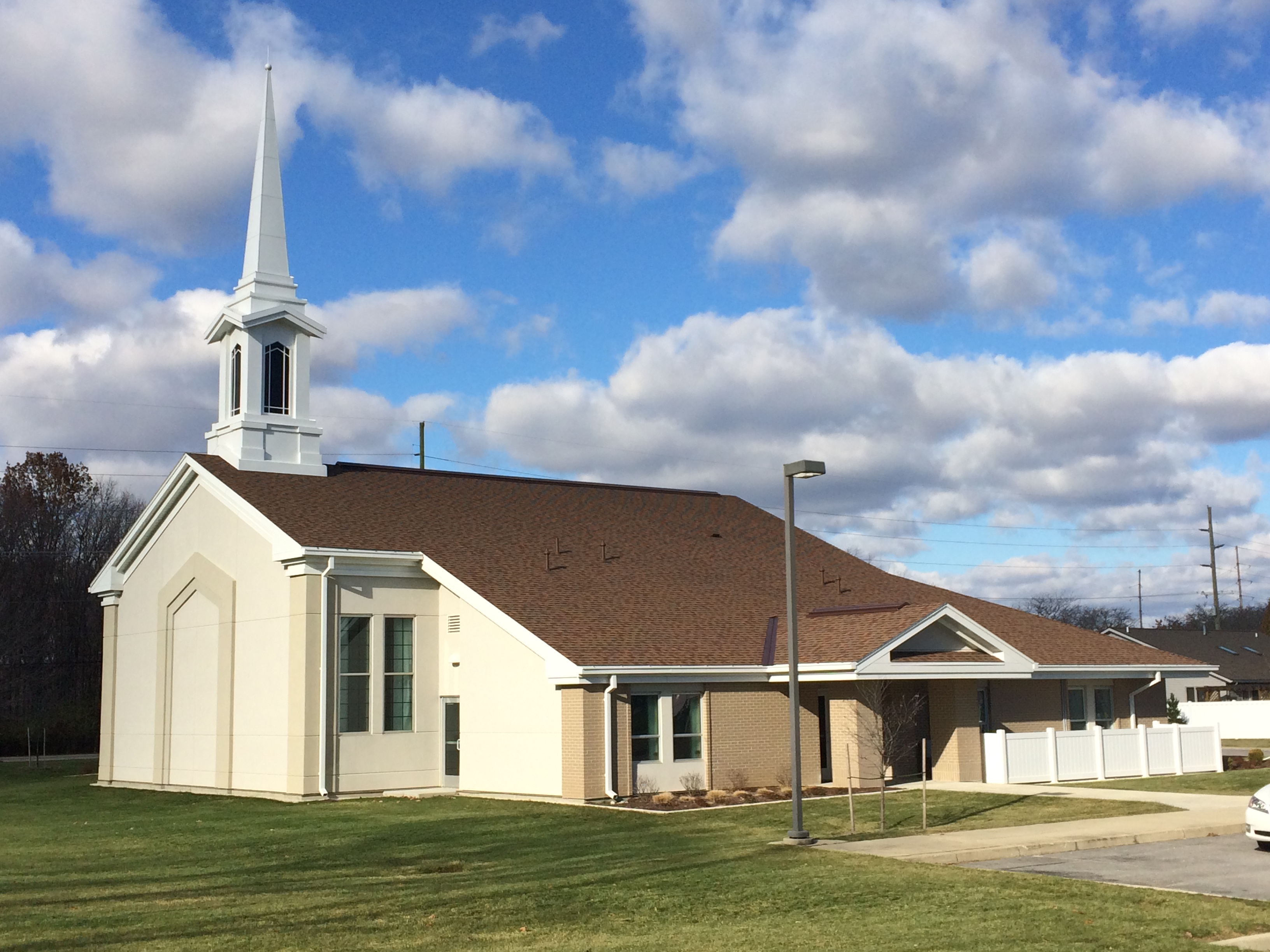 Bryan meetinghouse of the Church of Jesus Christ of Latter-day Saints located at 515 Town Line Road, Bryan, OH 43506.