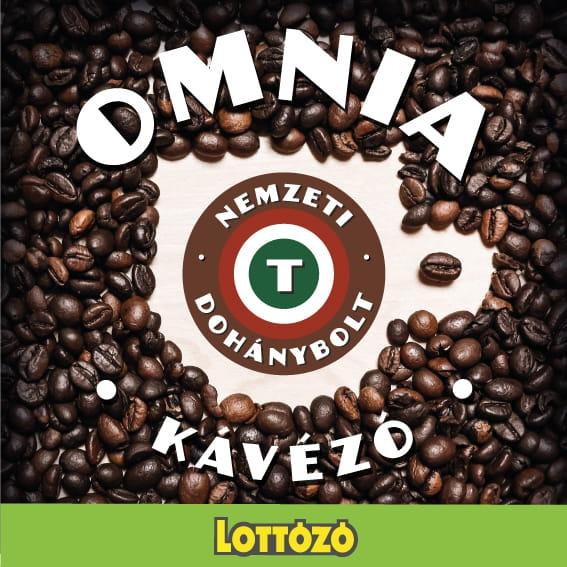 Omnia Kávézó Nemzeti Dohánybolt Lottózó Zalaegerszeg Logo