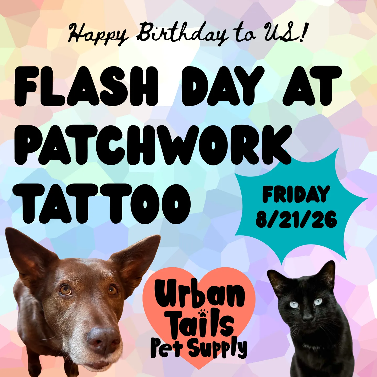 Image of Local Pet Event Patchwork Tattoo Flash Day! Nearby