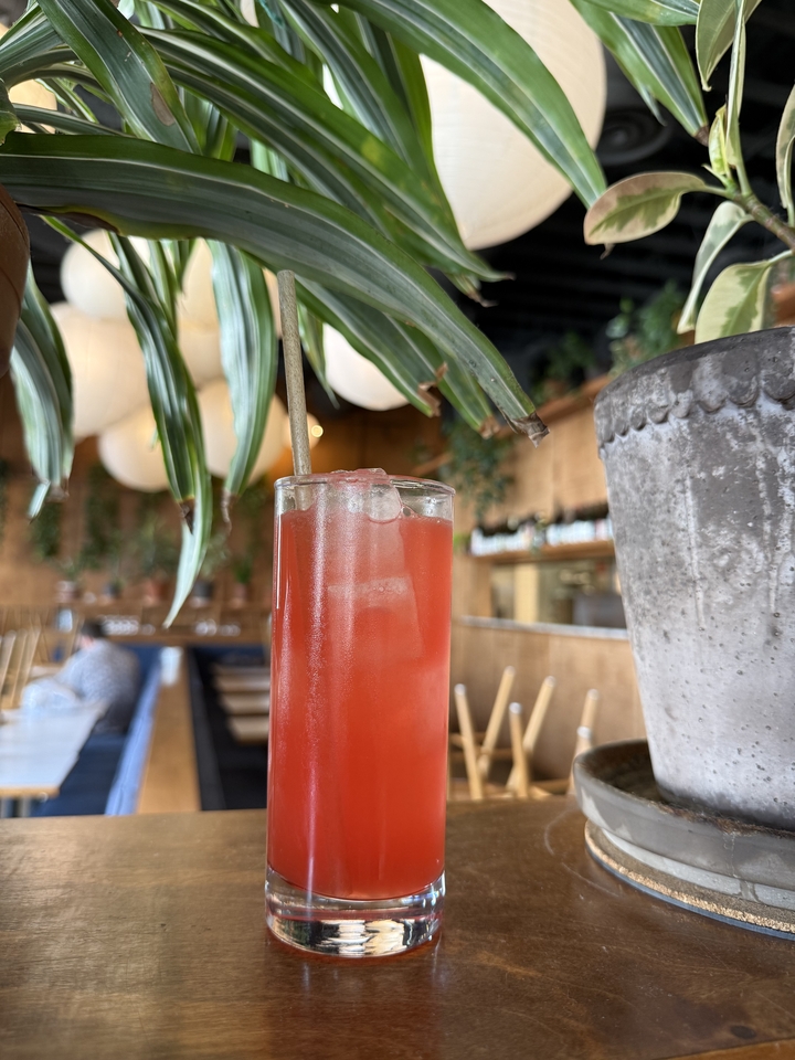 A seasonal cocktail set in Folk's dining room on Meridian Street in East Nashville. 