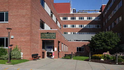 Outpatient Rehabilitation Services Entrance on Allen Street at Rutland Regional Medical Center
