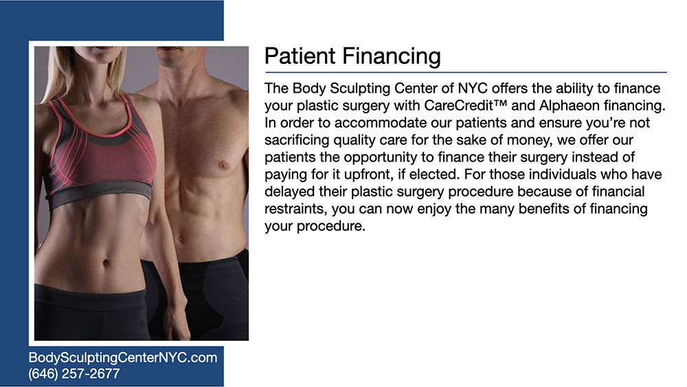 Body Sculpting Center of NYC  - Patient Financing