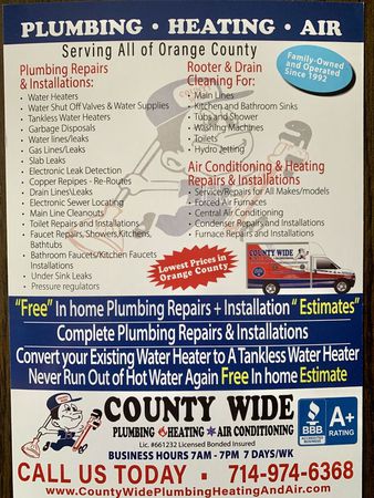 Images County Wide Plumbing Heating and Air