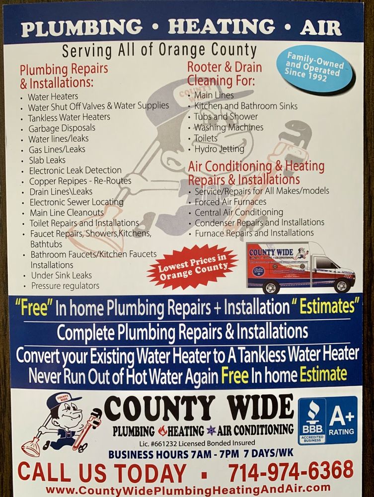 County Wide Plumbing Heating Rooter and Air Photo