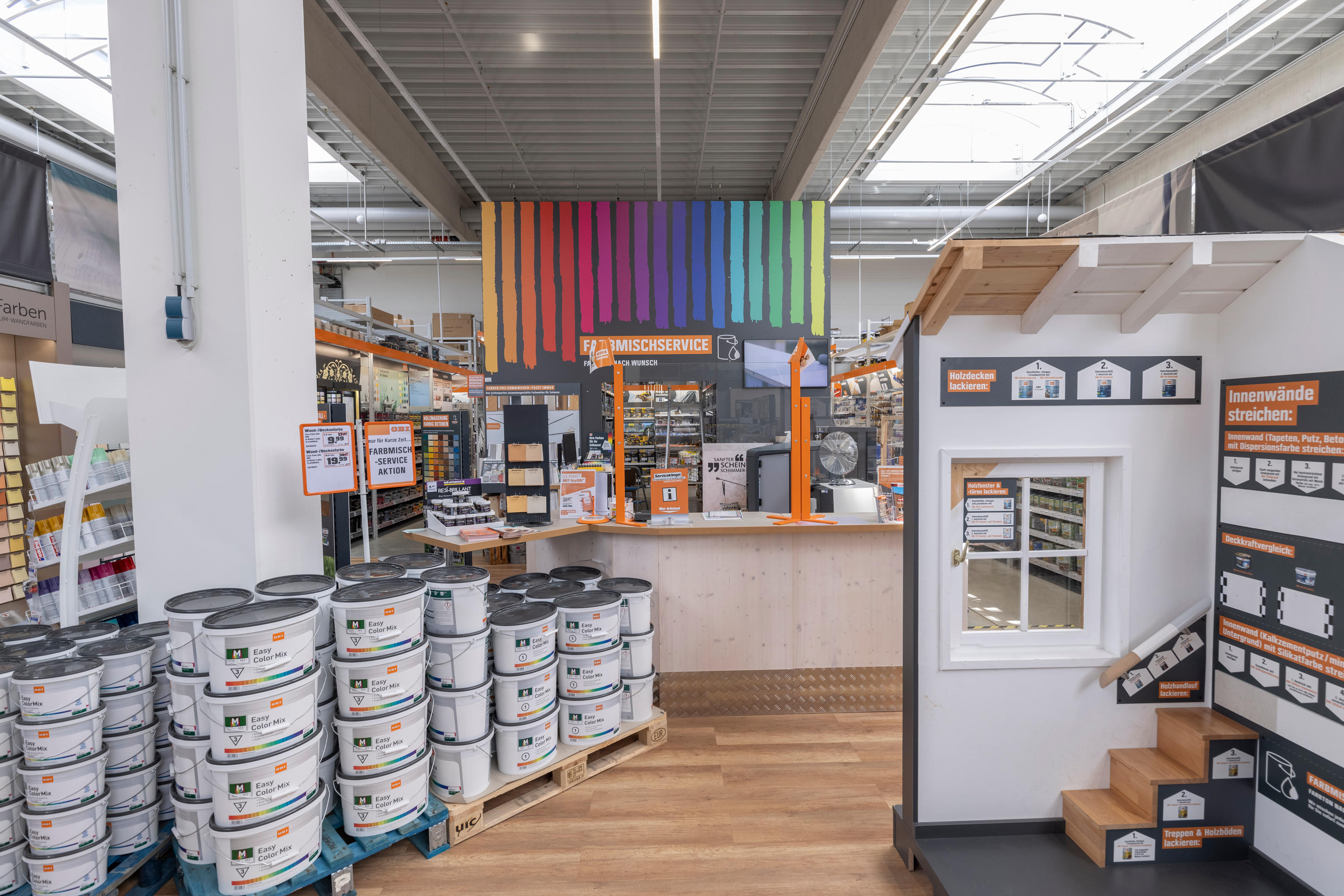 Bilder OBI Farbmisch-Service im Markt Siegburg
