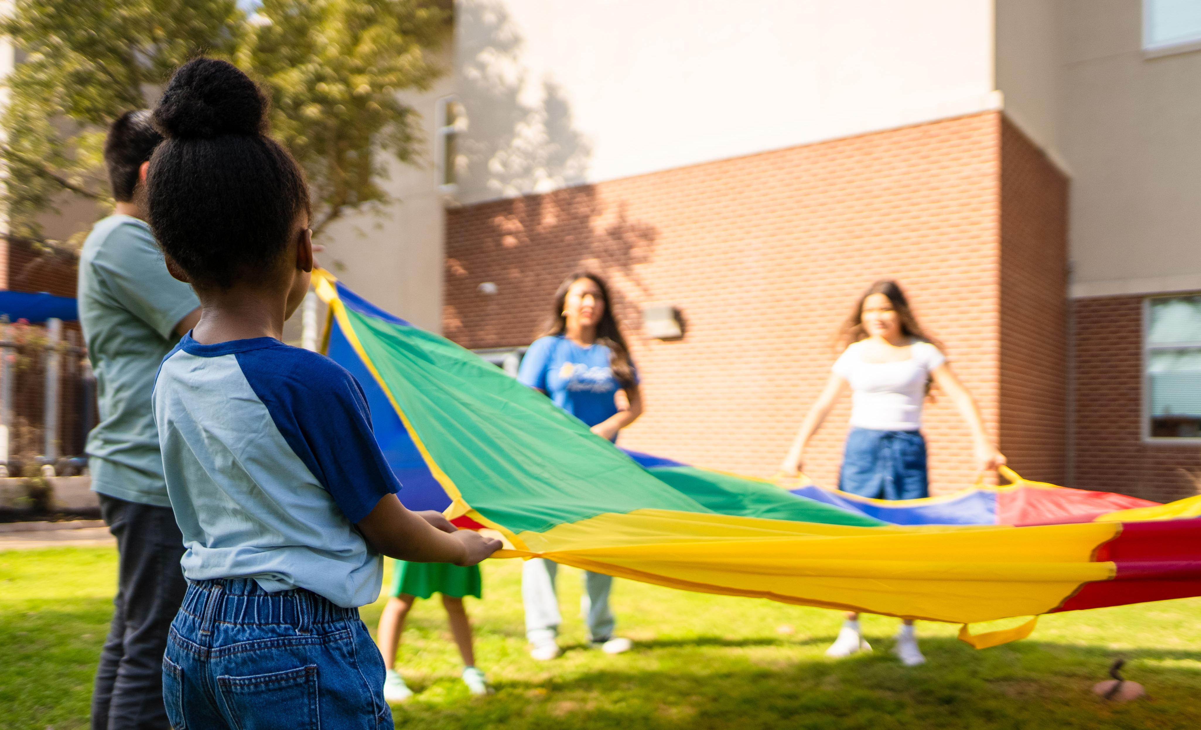 Outside activity at the Center for Child Protection