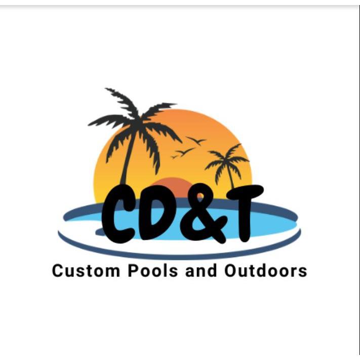 CD&T Custom Pools & Outdoors Logo
