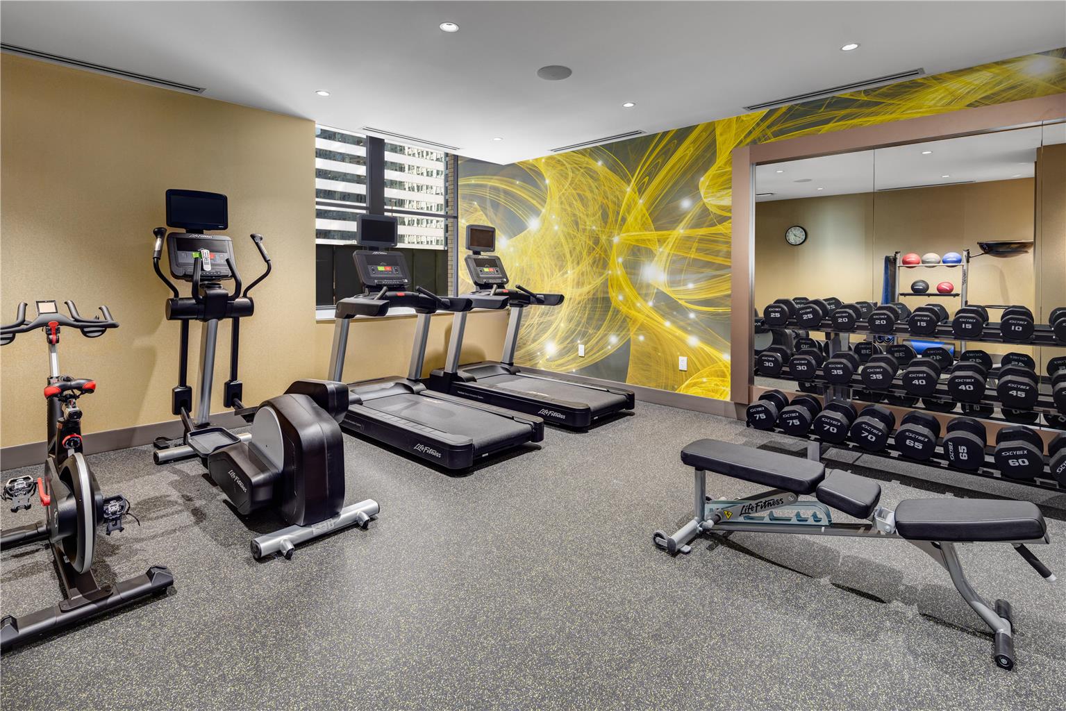 Health club  fitness center  gym 