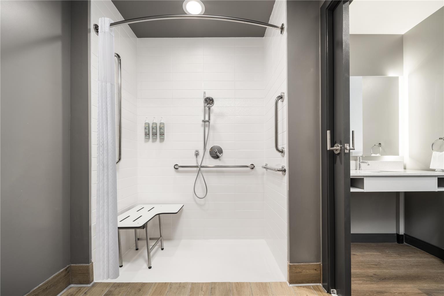 ADA Bathroom with Roll In Shower