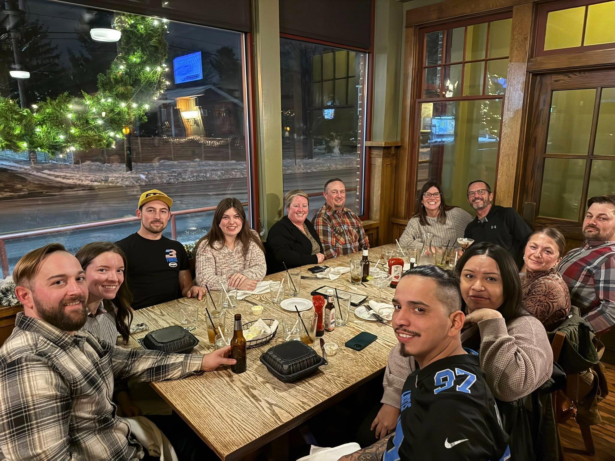 We had a great time Friday night at our Christmas party. The team surprised me with an incredible piece of memorabilia signed by Isaac TeSlaa. Dinner at Walker Roadhouse was amazing and bocce ball at Silva was a fun way to end the night.