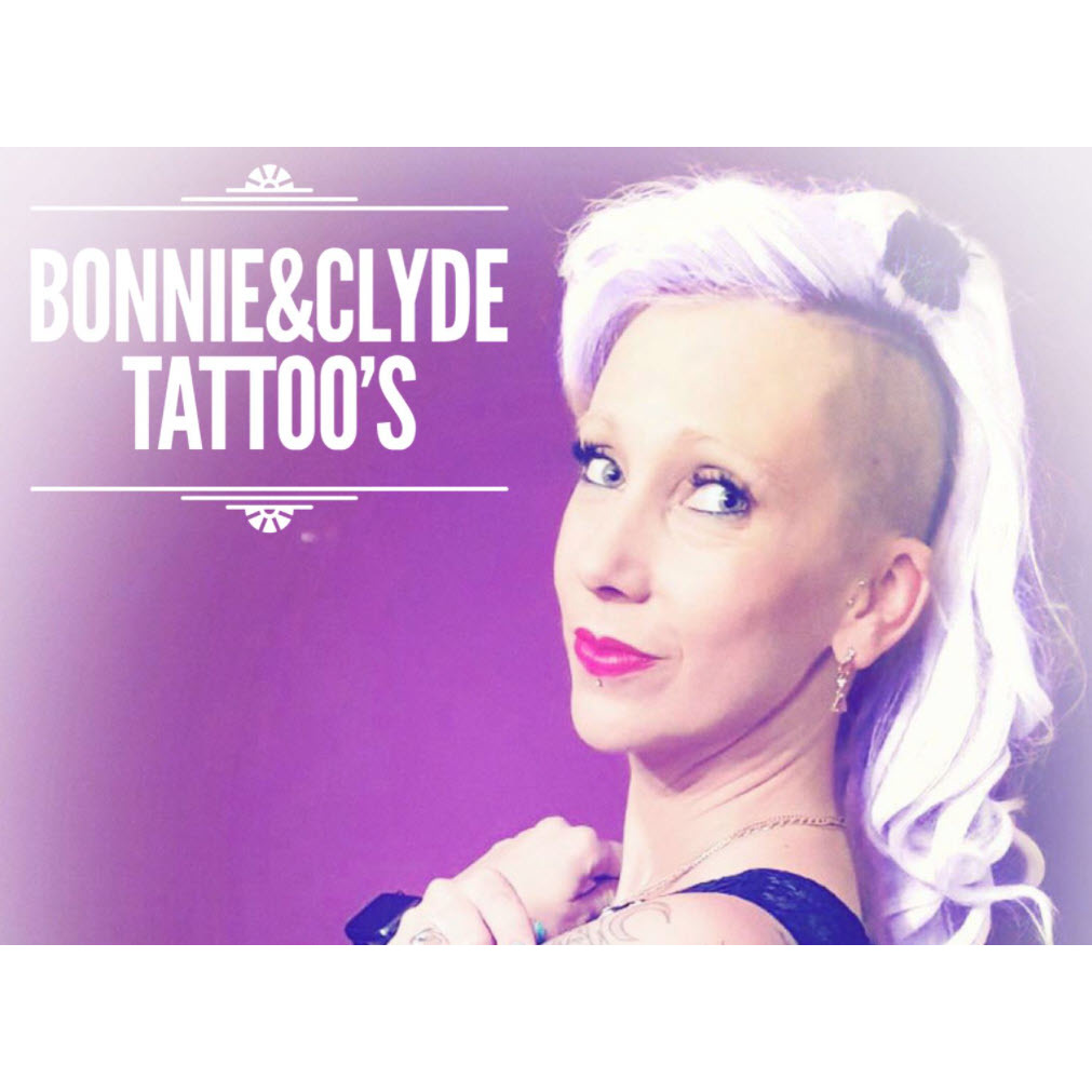 Bonnie & Clyde Tattoo Logo
