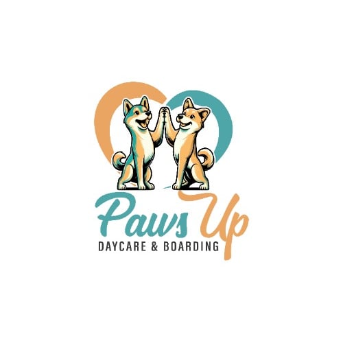 Paws Up Daycare & Boarding Logo