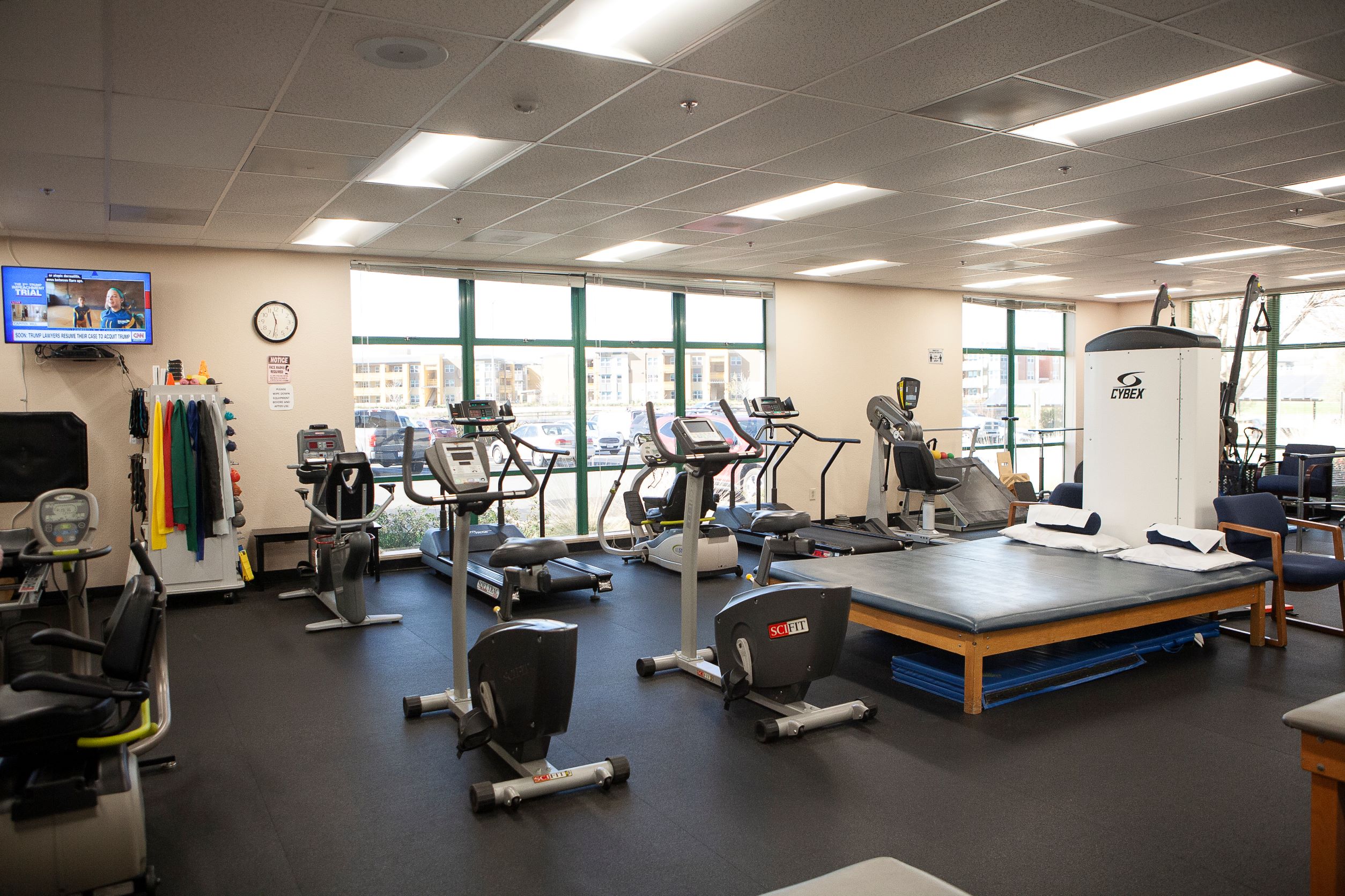 Interior of Napa Valley Physical Therapy Center