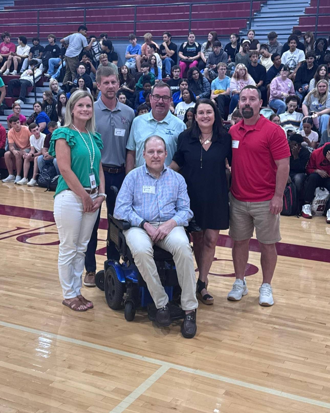 Thank you to Tracey and Blake for sharing your stories, your hearts, and your mission with our students today. You are making a difference.
