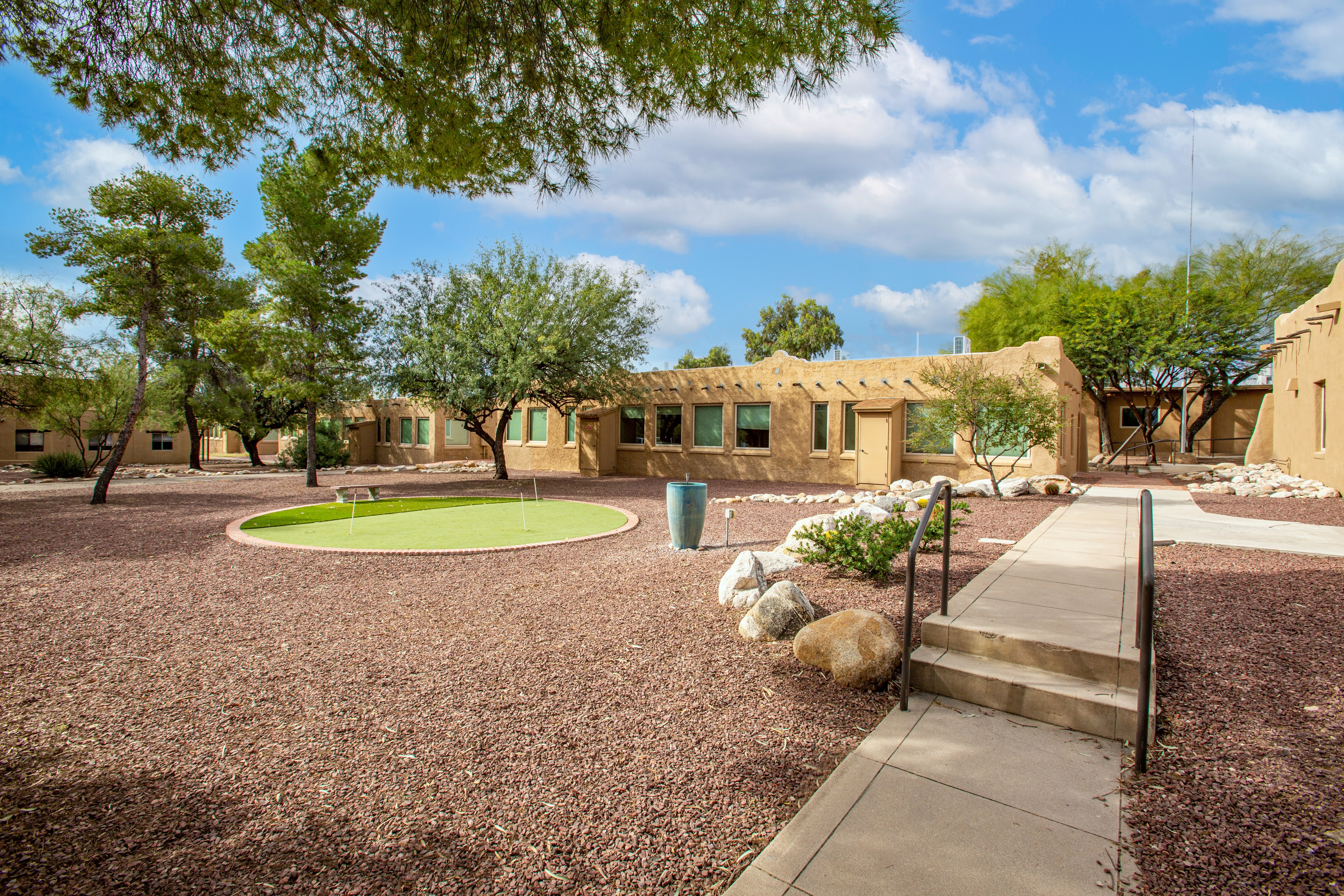 Residential courtyard