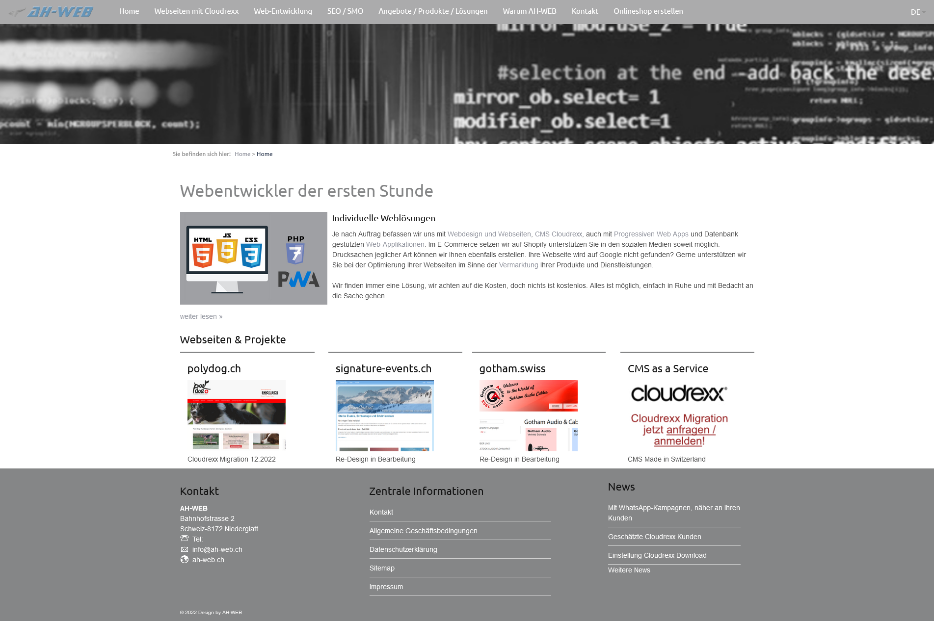 AH-WEB, Bahnhofstrasse 2 in Niederglatt