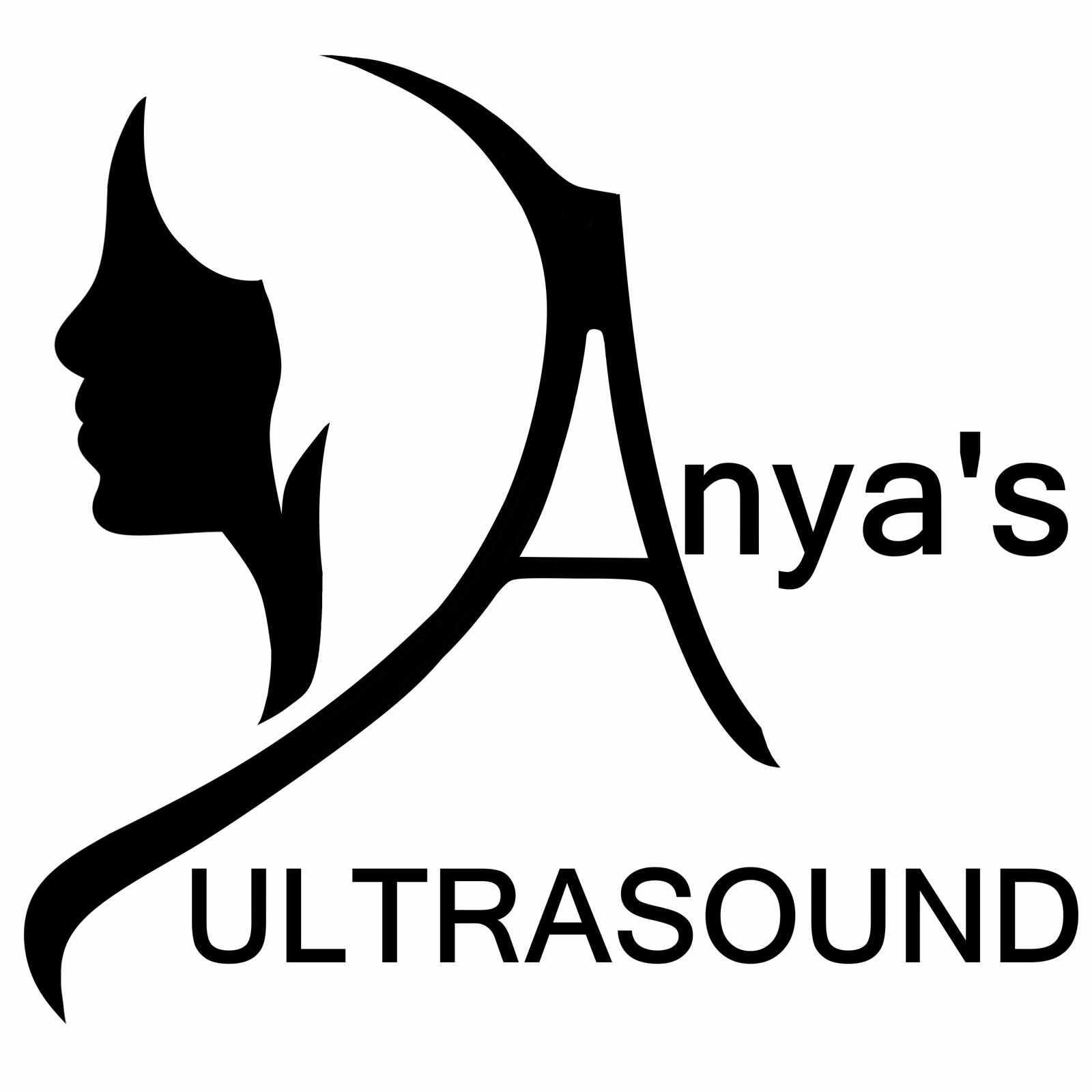LOGO Anya's Ultrasound Redruth 07779 077781