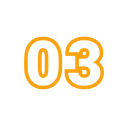 Number 3 icon.