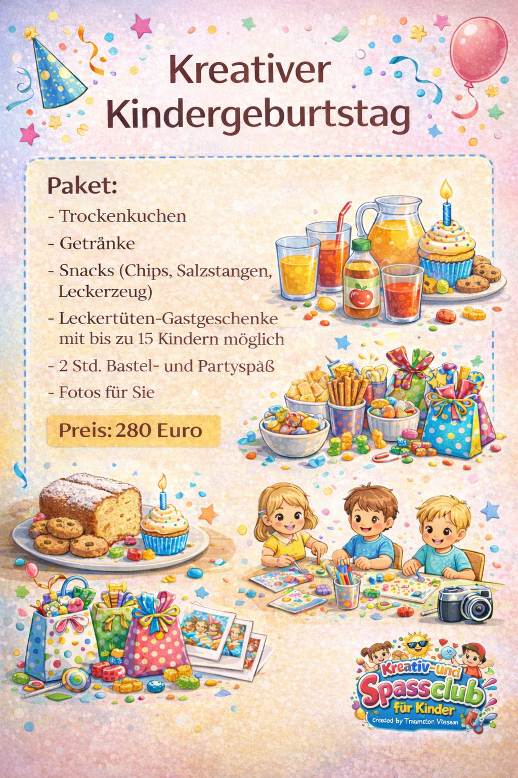 Kreativ- und Spassclub für Kinder, Viersener Straße 61a in Viersen