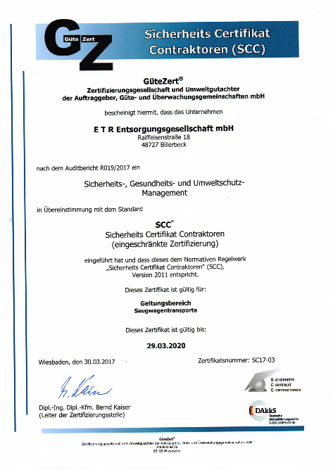 E.T.R. Entsorgungs GmbH, Raiffeisenstrasse 18 in Billerbeck