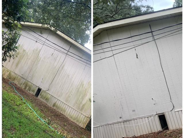 Residential pressure washing