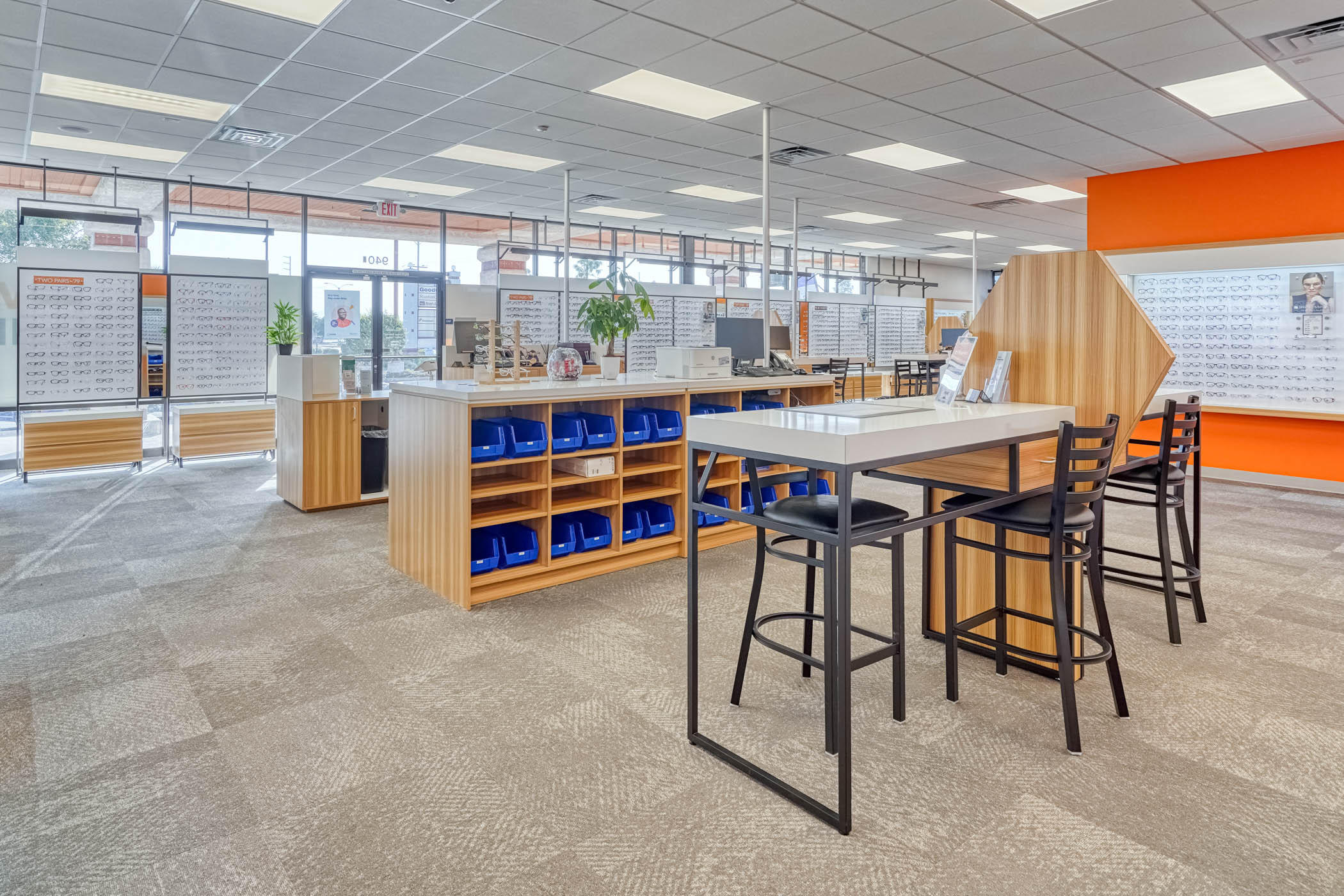 Store Interior at Stanton Optical store in Porterville, CA 93257