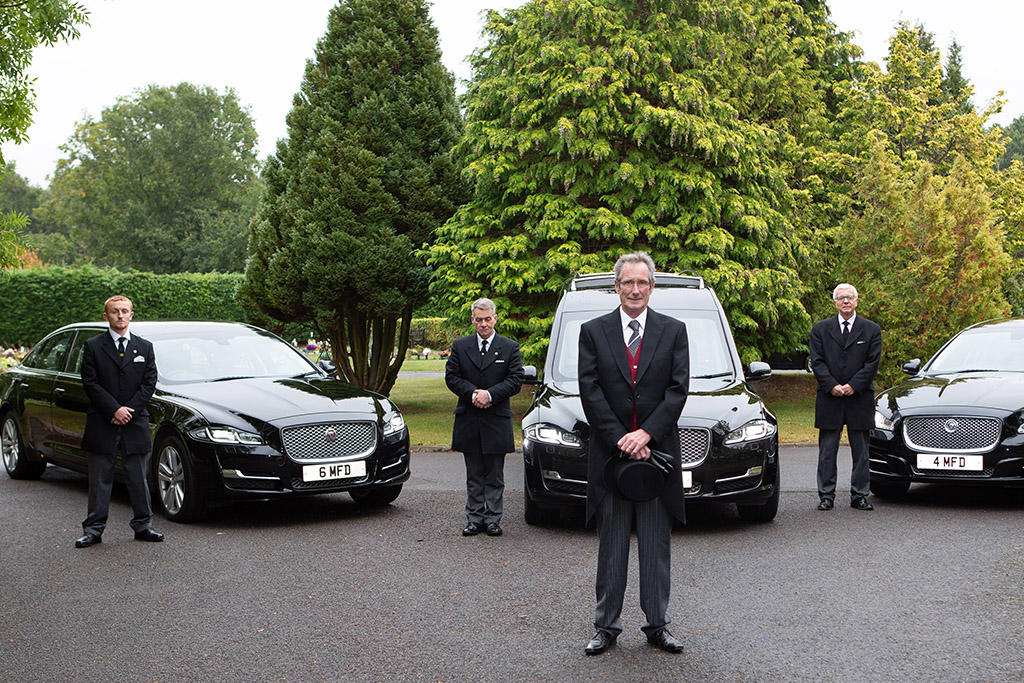 Miles & Daughters Funeral Directors vehicles and staff Miles & Daughters Funeral Directors Reading 01182 148233