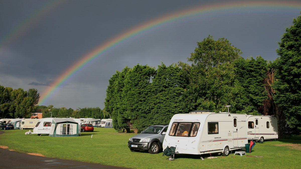 Tewkesbury Abbey Caravan and Motorhome Club Campsite Tewkesbury 01684 294035