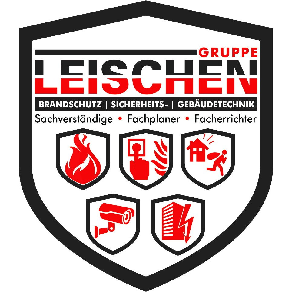 Logo LEISCHEN GRUPPE - Brandschutz - Sicherheits -u. Gebäudetechnik
