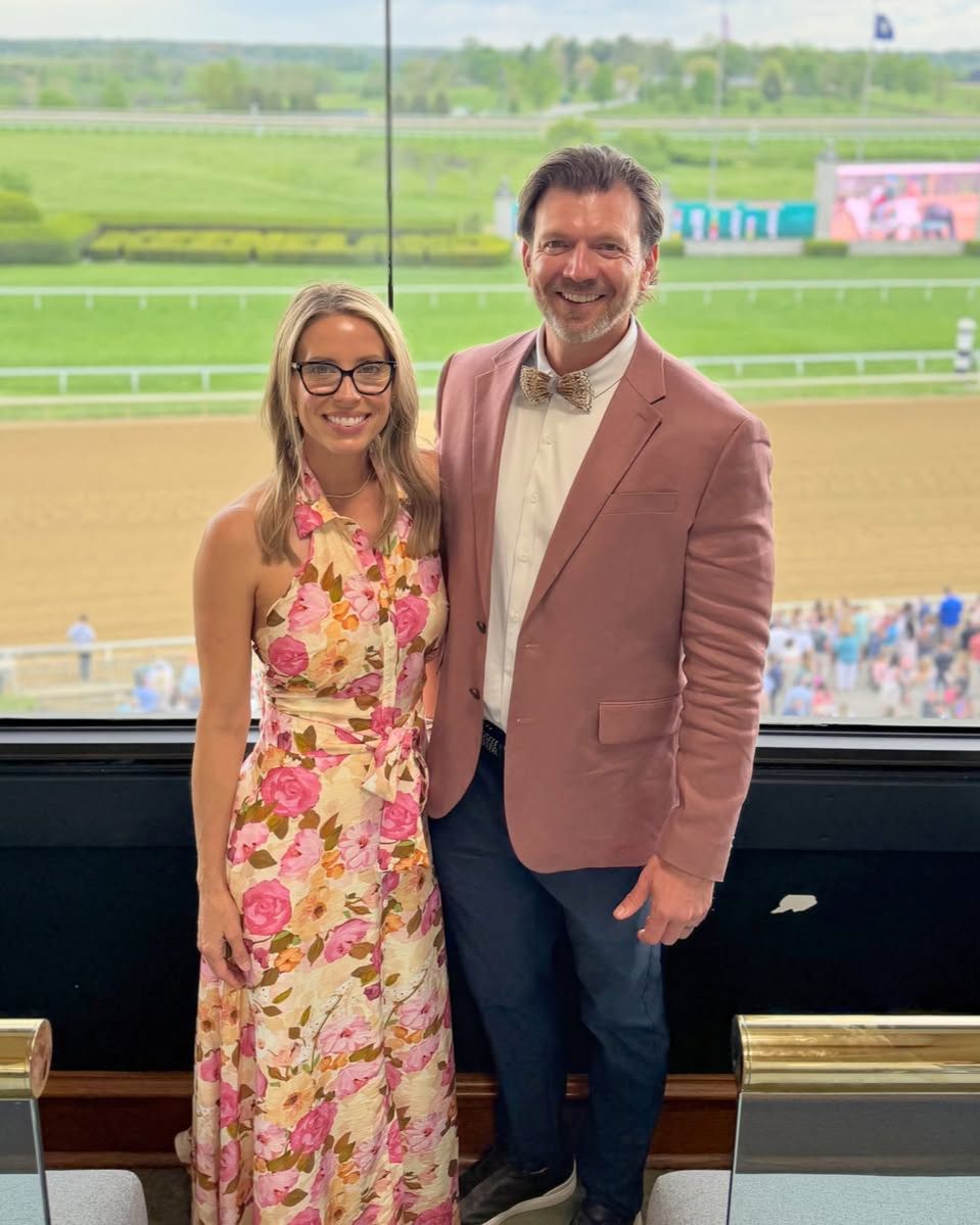 Derby days done right. My wife Heather and I spent the weekend in Kentucky for the 2026 Spring Meet enjoying great weather, fast horses, and even better company. Grateful for time to recharge and ready to help with what matters most.